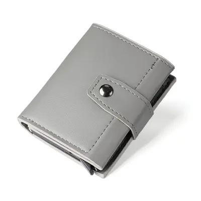 Large Capacity Men's Card Holder with Automatic Pop-Up Card Slots - 10