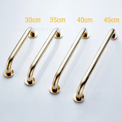 Stainless Steel Gold U-Shaped Elbow Door Handle and Handrail