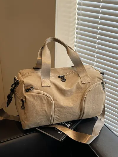 Freizeit-Sport-Fitness-Reisetasche 2025 Modell Nasstrockentrennung Tasche unabhängiges Schuhfach schlicht praktisch Einzelschulter Schrägtrage