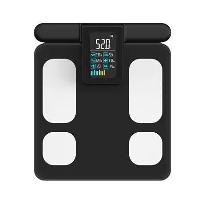 Colored display body fat scale with eight electrodes, Bluetooth-connected smart electronic scale, cross-border customization via app. - 6