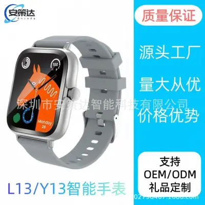 L13 Akıllı Saat Y13 Akıllı Saat Huami Bluetooth Çağrı Mesajı Hatırlatma Kalp Atış Hızı Spor Adım Sayma gündelik