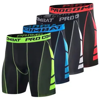 Men's Quick-Dry High-Stretch Compression Running Tights - 3