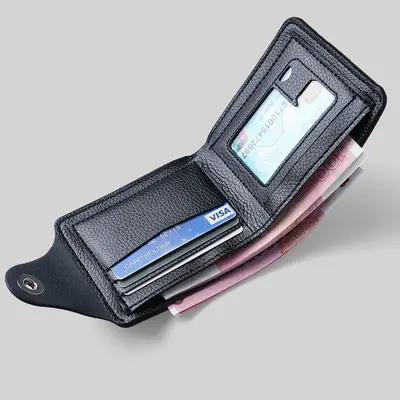 Herrenbrieftasche mit mehreren Kartenfächern und Münzfach - 2