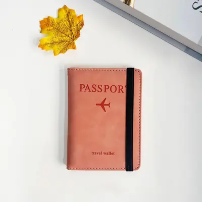 Sınır ötesi PU deri kartlık pasaportluk RFID pasaport çantası kılıfı Seyahat cüzdanı çok fonksiyonlu belge çantası toptan - 10