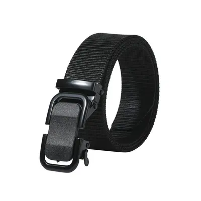 New automatic buckle fashion nylon belt for youth and students, military training special trousers belt, tactical belt for men and women