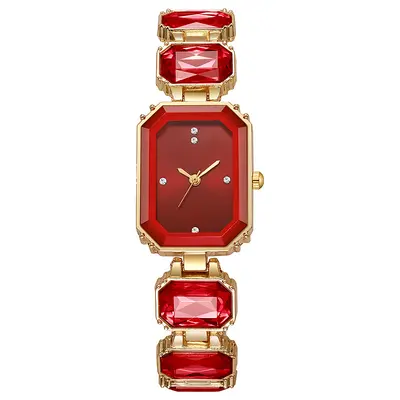 Xiaobingtang Damenuhr 2024 neue Damenuhr erschwinglicher Luxus Nische elegante Damenuhr hoher Look voll mit Diamanten - 8