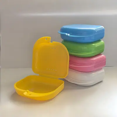 牙科牙套储牙盒放置浸泡盒假牙保持器收纳盒口腔护理用品厂家批发 - 3