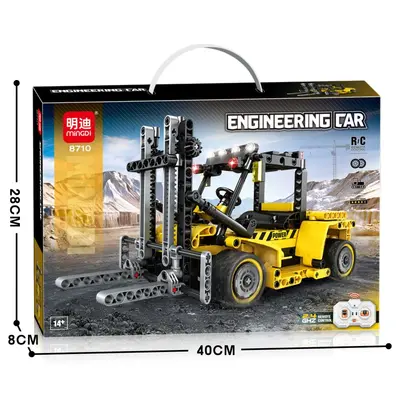 1:24 2.4G Remote Control Racing Car, Lego-Compatible Building Blocks - 12