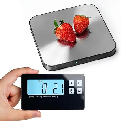 Digitale Küchenwaage 2024 mit geteiltem Design, 1g LCD-Display, geteilte digitale Küchenwaage zum Kochen