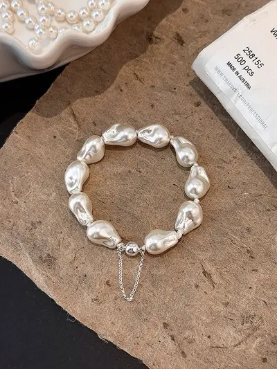 Barock-Perlen Magnetarmband - 6