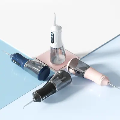 Electric portable oral irrigator for home use
