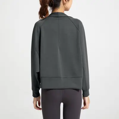 Athena lulu Sand-Washed Air Layer Long Sleeve Shawl Women Modal Naked-Feel Loose Cardigan Yoga Wear Top - 3