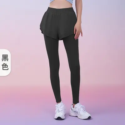 Kadın yoga taytı, yüksek belli, cep, çıplak hissi - 7