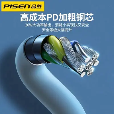 Pinsheng Apple iPhone 16 Datenkabel, 20W Schnellladung