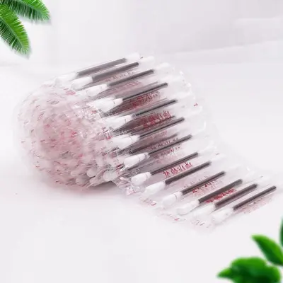 Wholesale disposable skin disinfection and sterilization breakable liquid cotton hygienic wound cleaning convenient iodophor cotton swabs - 7