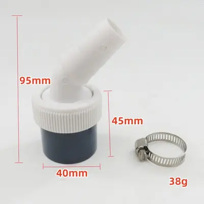 Washing Machine Drain Y-Connector, Three-Way, 40mm - 7
