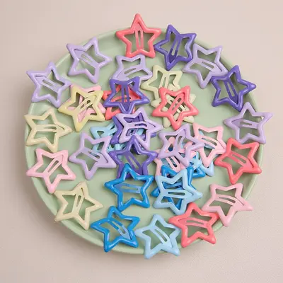 Star Hair Clip, Colorful Small Y2K Hair Accessory