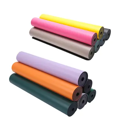 PU-Gummi Yogamatte, Positions-Linien, rutschfest, Anfänger