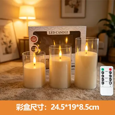 LED Electronic Candle Light - Realistic Fake Candle Wedding Photography Decoration Candle Ambiance Light Outdoor Lighting Lamp - 11