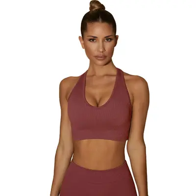 Women's Seamless High-Density Yoga Set, Slim Fit - 5
