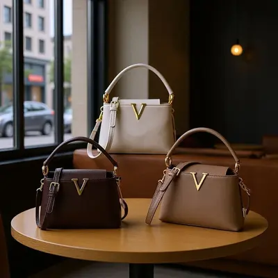 Lychee Pattern Women's Bucket Bag, Shoulder and Crossbody