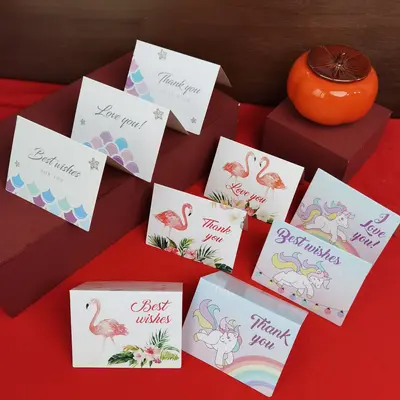 Floral Birthday Cards and Thank You Cards, Creative Gratitude Gift Card Set