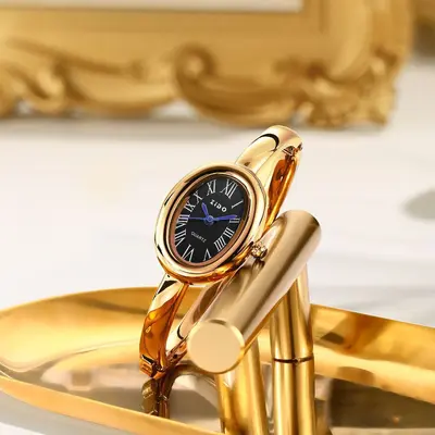 ZIDO Oval Women's Watch Rose Gold Luxury Design - 8