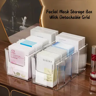 Multifunctional makeup storage box, removable compartments - 2