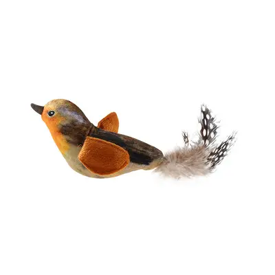 Hanging Realistic Bird Cat Toy with Chirping Sound for Doors - 6