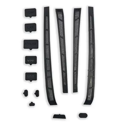 PS5 Konsolu Toz Koruma Kapağı P5 Slim Konsolu Toz ve Kir Koruması Oyun Aksesuarı USB HDMI vb. Toz Koruma Kapağı Seti