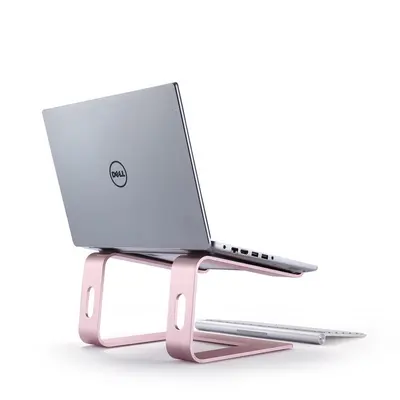 Aluminium Alloy Laptop Stand, Macbook Compatible, Cervical Support, Cooling - 6
