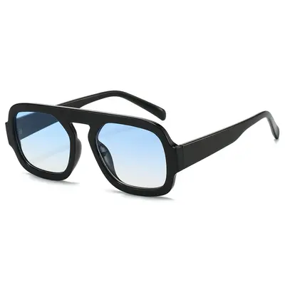 Pilotensonnenbrille mit PC-Gestell, schlichtes Modedesign für Damen und Herren