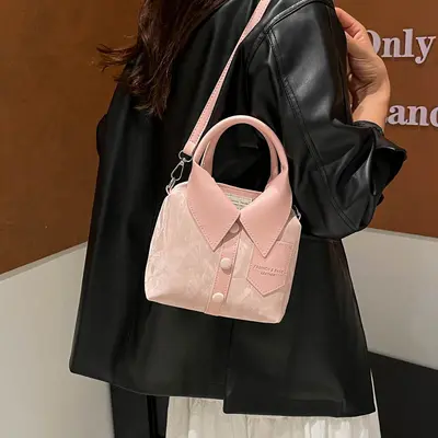 Women's Small Korean-Style Single-Shoulder Crossbody Bag - 4