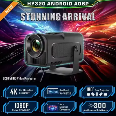 HY320mini cross-border popular factory direct sales smart office home recommended ultra high resolution 1080P projector - 4