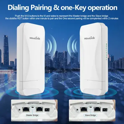 无线网桥远程wifi信号扩展2.4G 300Mbps PTP CPE点对点户外