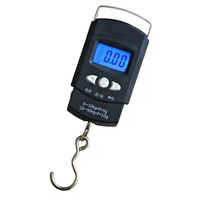 Taşınabilir el terazi 50kg yüksek hassasiyetli 7 No pil tipi ev kullanımı el terazi hassas küçük toptan