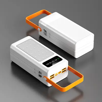 Outdoor Solar Super Fast Charging Powerbank 200000mAh Ultra High Capacity Mobile Power Bank - 12