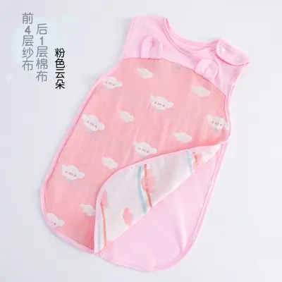 Gesteppter Baumwoll-Babyschlafsack für alle Jahreszeiten, Anti-Strampel