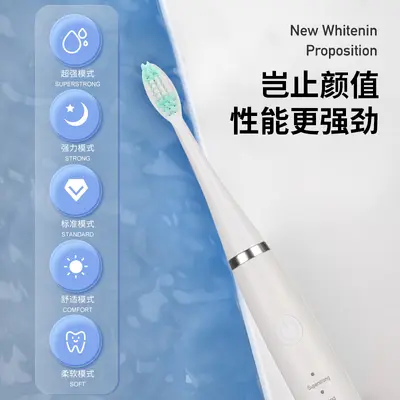 Magnetic Levitation Cordless Sonic Electric Toothbrush, Adult