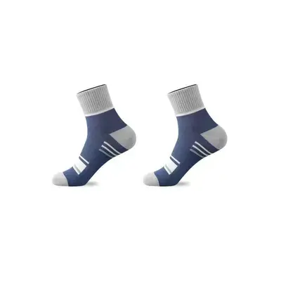 Zhuji Socken für Herren, Mittelbund-Socken, Vier-Jahreszeiten-Geruchsschutz, atmungsaktiv, Farbblockstreifen, lässige Baumwollsocken, klassische Business-Socken, Großhandel - 8