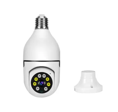WiFi light bulb camera, 360-degree panoramic view, HD night vision - 6