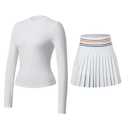 Long-Sleeve Yoga Sports Set, Stretch, Quick-Dry - 8