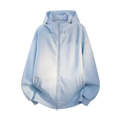 Unisex Hooded Cardigan Sweatshirt, Lightweight Outdoor, Multiple Colors