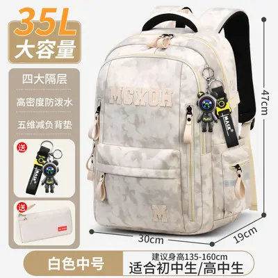 Ultralight Spine-Support School Backpack for Primary and Middle School - 7
