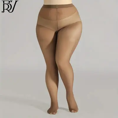 70D Reflektierende Shaping-Strumpfhose, Glitzer, Plus Size - 8