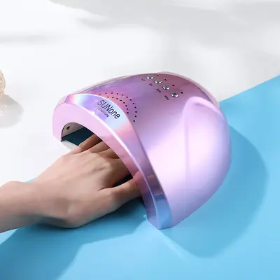 48W smart LED nail lamp auto sensor gel polish curing light - 6