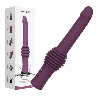 Remote Controlled Telescopic Vibrating Heated Women's Vibrator Rechargeable