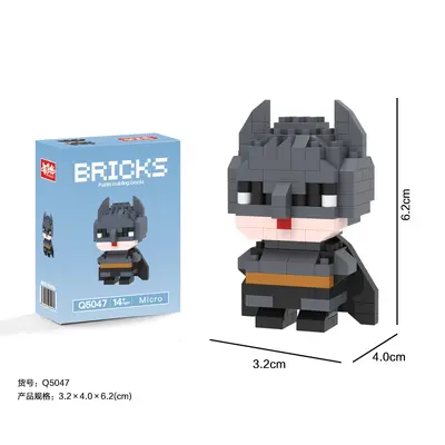 Sınır Ötesi Mikro Parçacık Yapı Taşları Çocuk Karikatür Figürü Eğitici Montajlı Yapı Taşları Kör Kutu Stres Giderici Oyuncak Action Figure Toptan