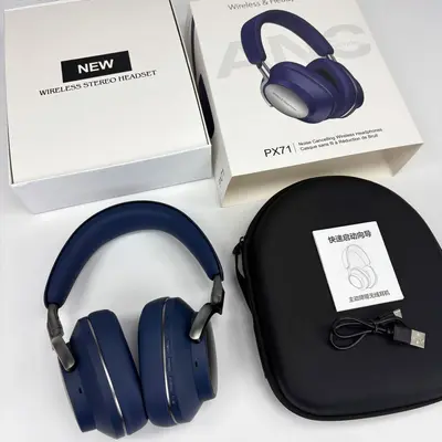 PX71ANC Over-Ear Bluetooth-Kopfhörer mit echter Geräuschunterdrückung, Metalllack - 11