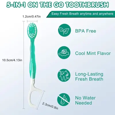 5-in-1 Portable Toothbrush Set - 2